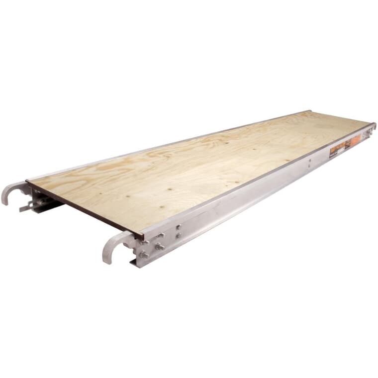 19" x 10' Scaffold Platform - Aluminum & Plywood
