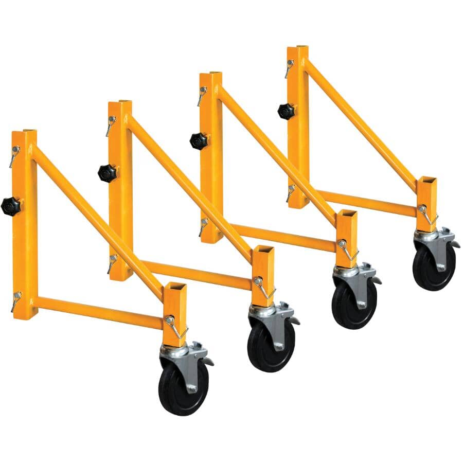 METALTECH:4 Pack Scaffold Outriggers, with Casters