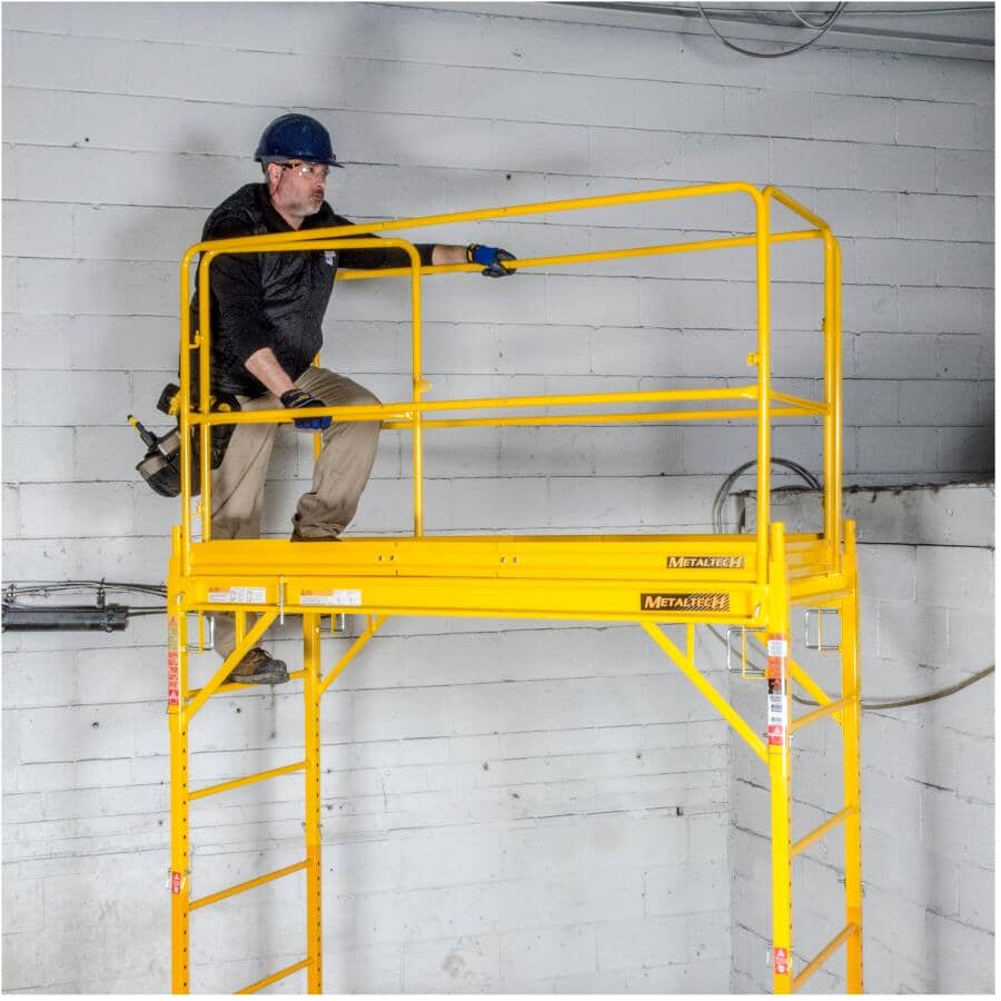 METALTECH Steel Scaffold Cage Guard Rail | Home Hardware