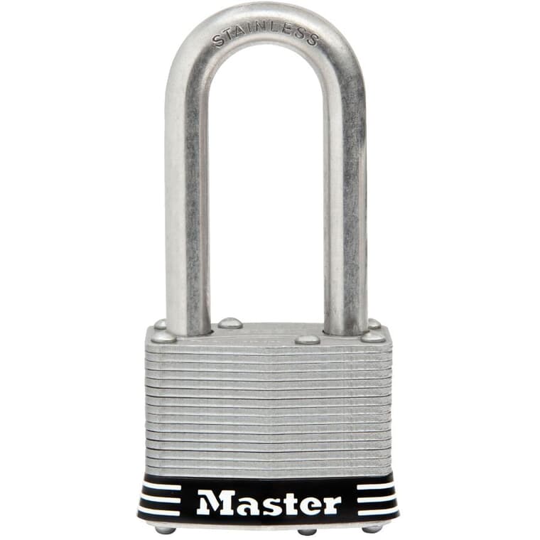1-3/4" Laminated Stainless Steel Padlock, with 2" Shackle