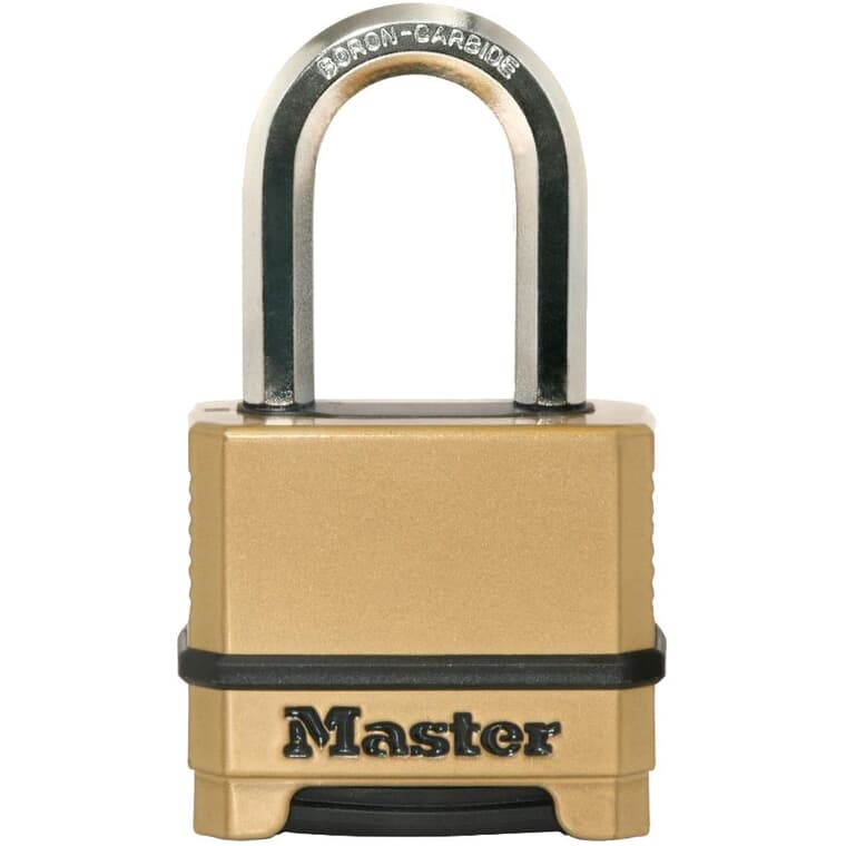 2" Resettable Combination Padlock, with 1-1/2" Shackle