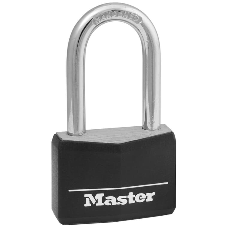 1-9/16" Covered Brass Padlock, with 1-1/2" Shackle