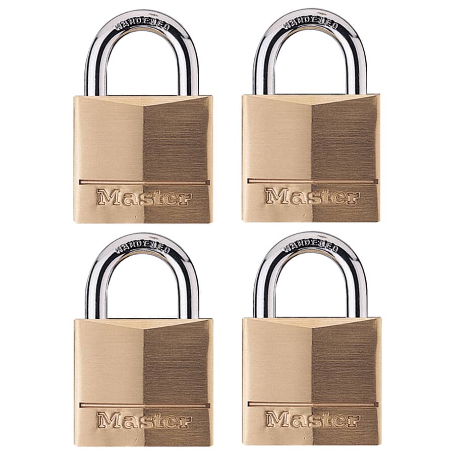 MASTER LOCK 4 Pack 1-9/16