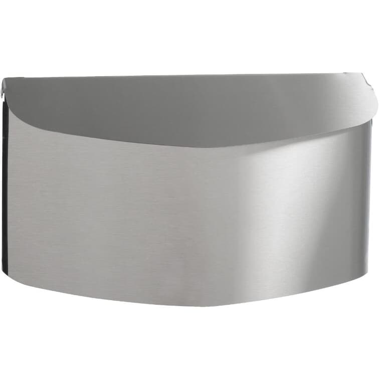 Brushed Stainless Steel Contemporary Wallmount Mailbox