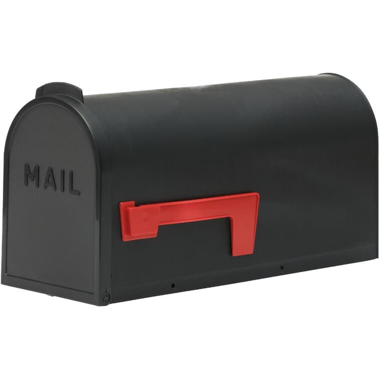 Black Rural Mailbox