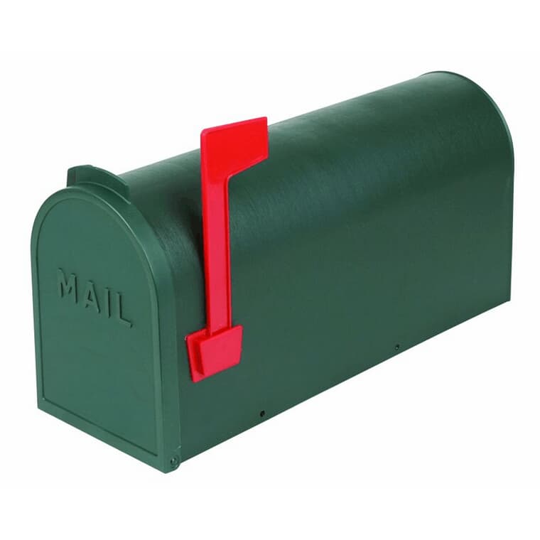 Green Rural Mailbox