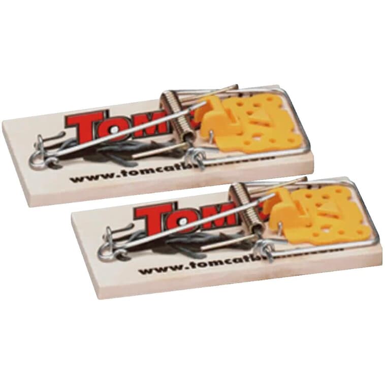 Tomcat 2 Pack Wooden Mouse Traps