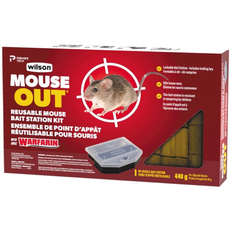 MouseOUT Warfarin Block Kit - 16 x 28 g