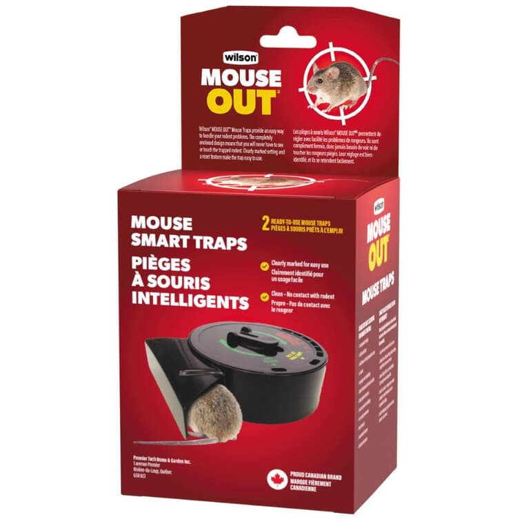 MouseOUT Smart Mouse Trap - 2 Pack