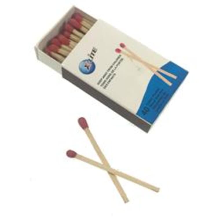 Pocket Wood Matches - 8 Packs of 40 Matches
