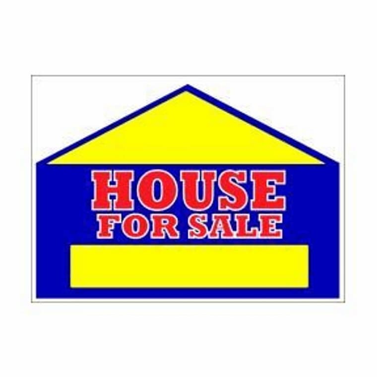 19" x 24" 2 Sided House For Sale Sign