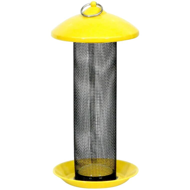 13" Finch Screen Bird Feeder - Yellow, 1.6 lb Capacity