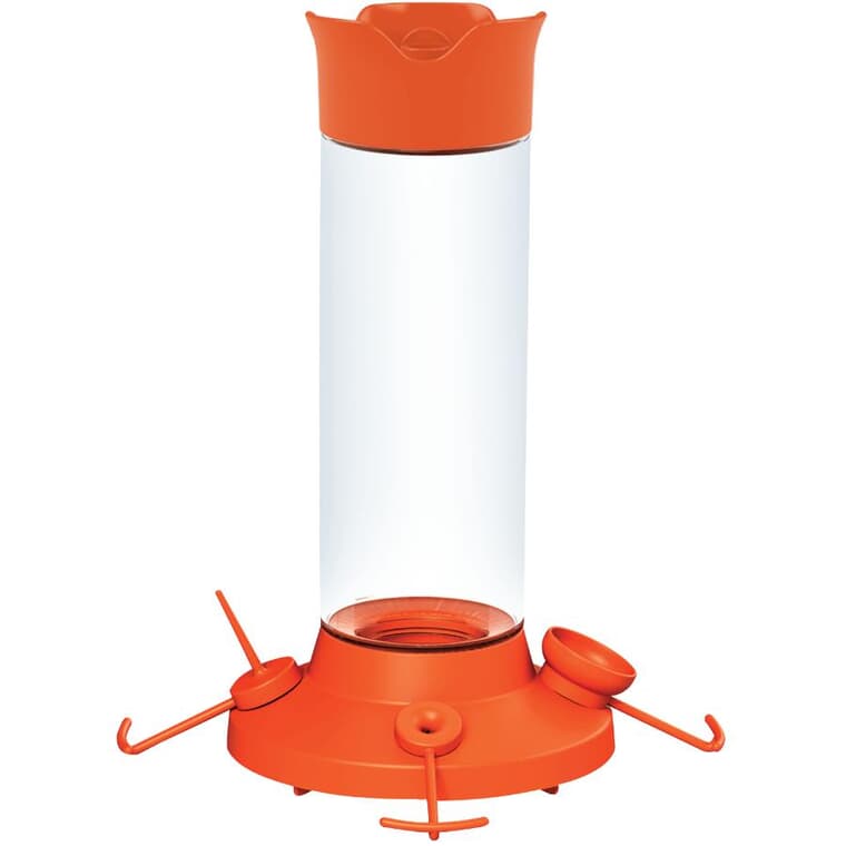 Oriole Glass Bird Feeder - with Bee Guards, 30 oz