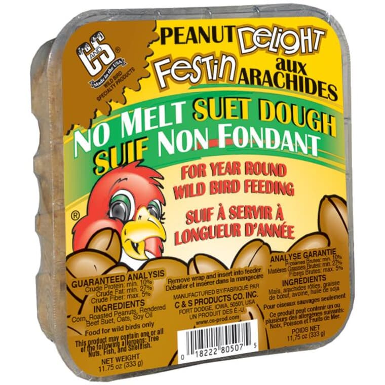 No Melt Bird Suet Dough - Peanut Delight, 333 g