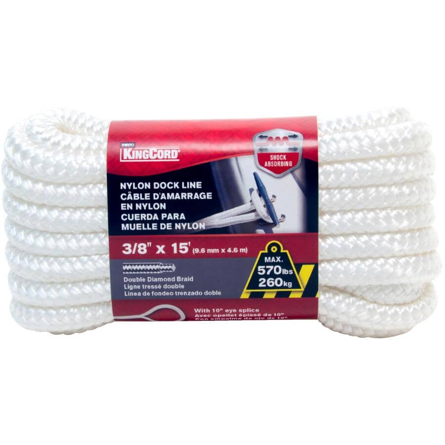 Double Diamond Tree Line Rope KINGCORD 3/8