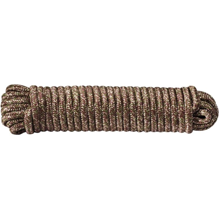 3/8" x 50' Camo Braided Polypropylene Rope
