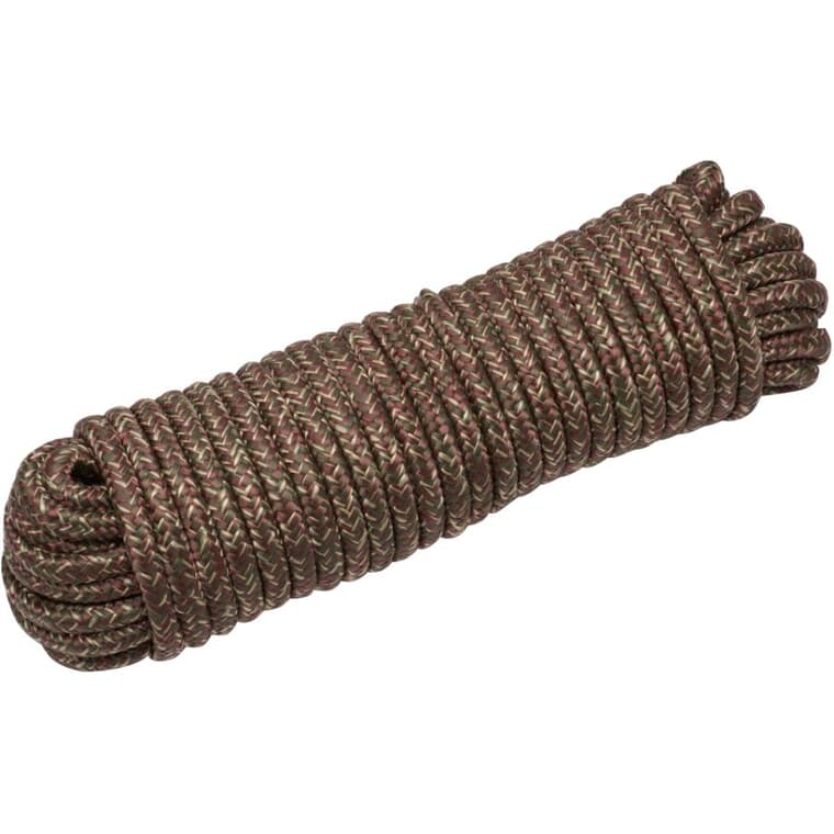 3/8" x 50' Polypropylene Camouflage Braided Rope