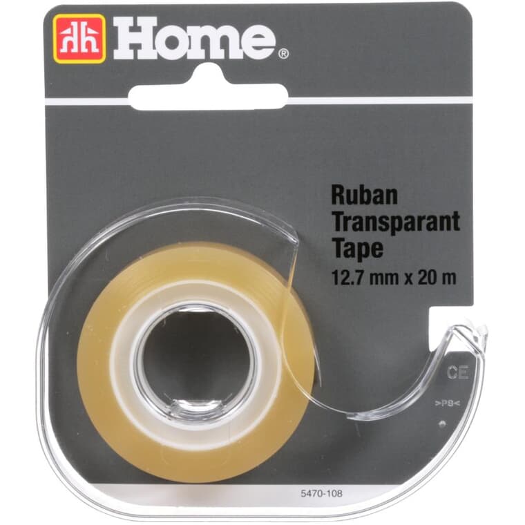Ruban Tape - Transparent, 12.7 mm x 20 m