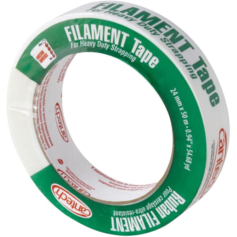 Filament Heavy Duty Strapping Tape - 24 mm x 50 M