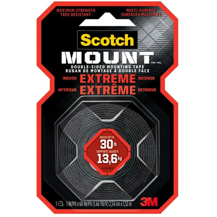 SCOTCH Extreme Double Sided Mounting Tape
