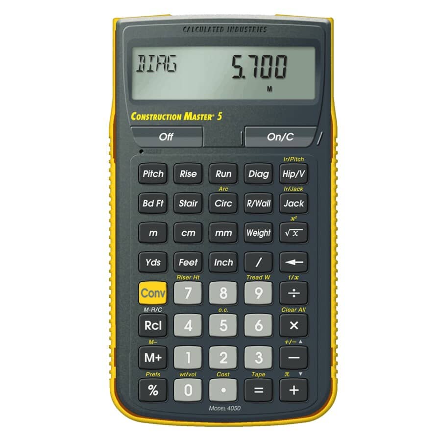 Calculated Industries 4050 Construction Master 5 Scientific Calculator for sale online 