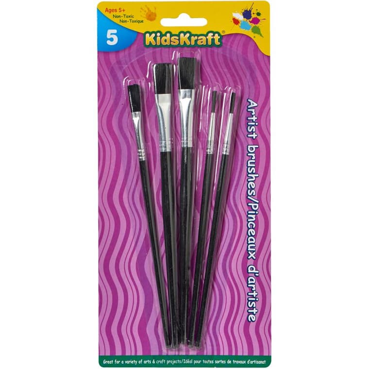Artist Paint Brushes - 5 Pack