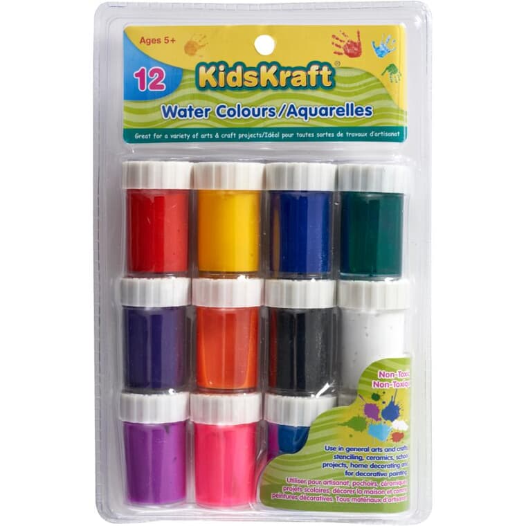Water Colour Paint - 12 Pack
