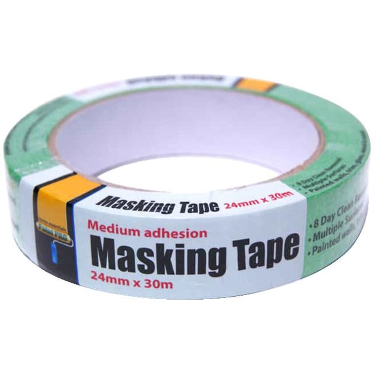 Painter / Masking Tape - Medium Adhesion, 24 mm x 30 M