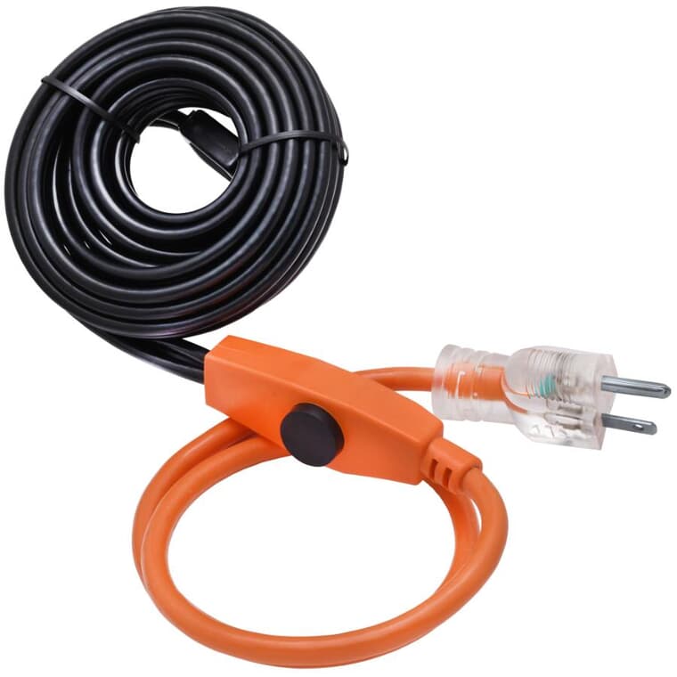 3' Electric Pipe Heating Cable with Automatic Thermostat