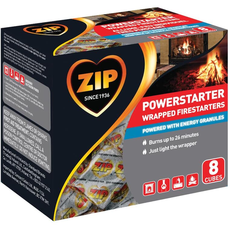 Powerstarter Wrapped Firestarters - 8 Pack