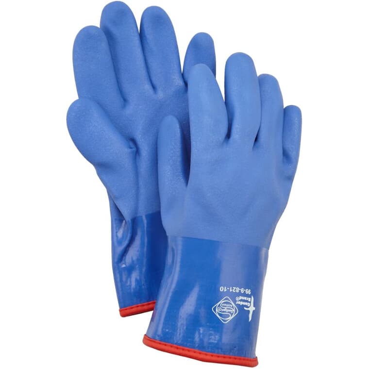 Men's PVC Triple Dipped Lined Work Gloves - 12", Extra Large