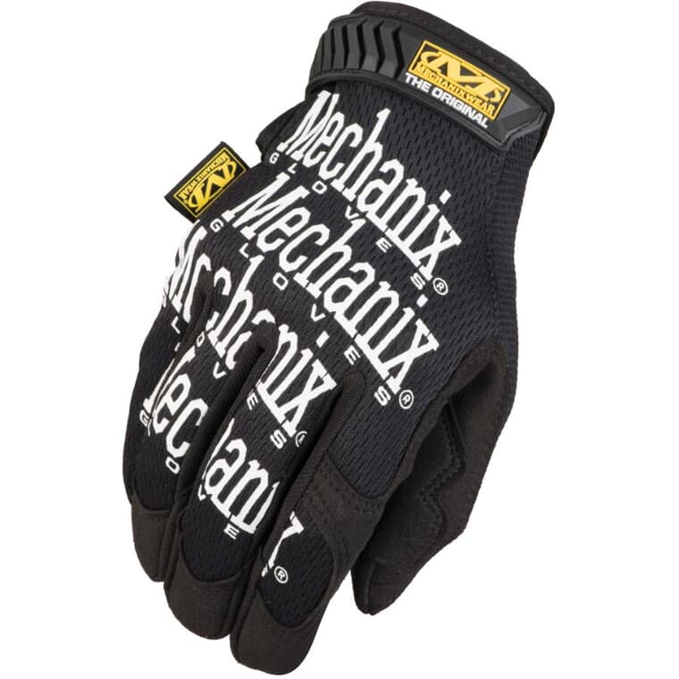 Original Padded Top Mechanics Gloves - Medium, Black