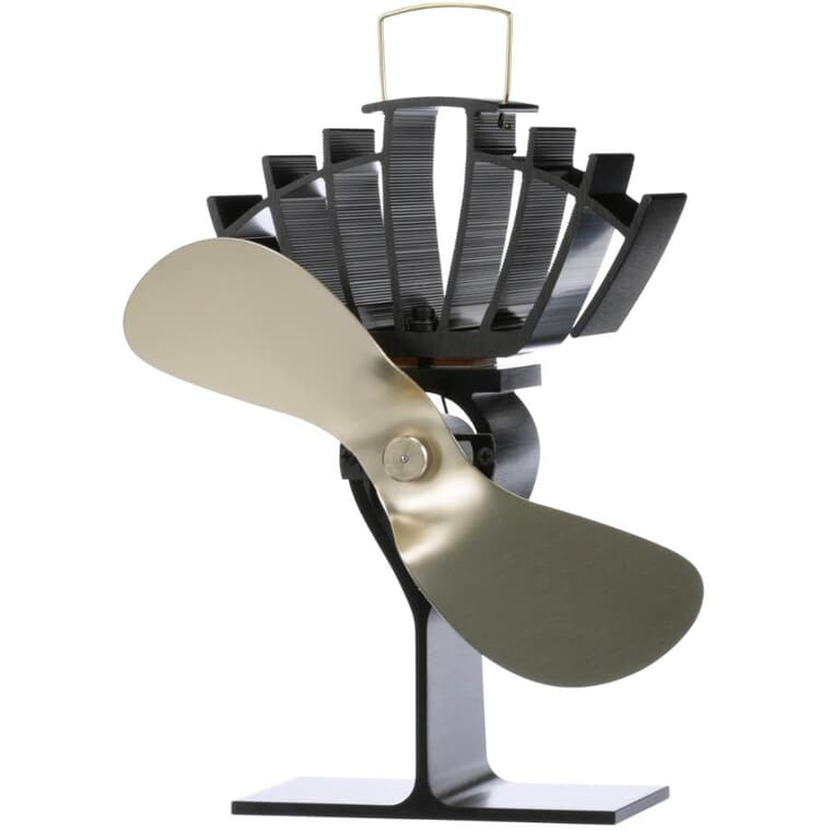 Ultrair Fireplace & Wood Stove Fan - Gold Blade