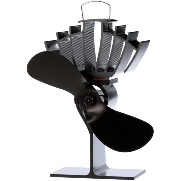 Ultrair Wood Stove Fan - Black Blade