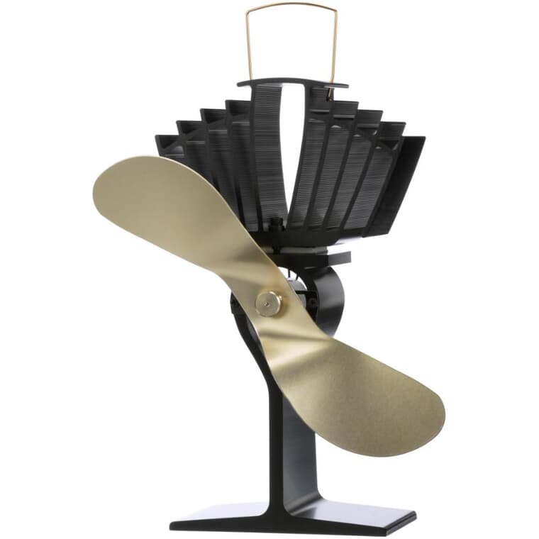 Airmax Wood Stove Fan - Gold Blade
