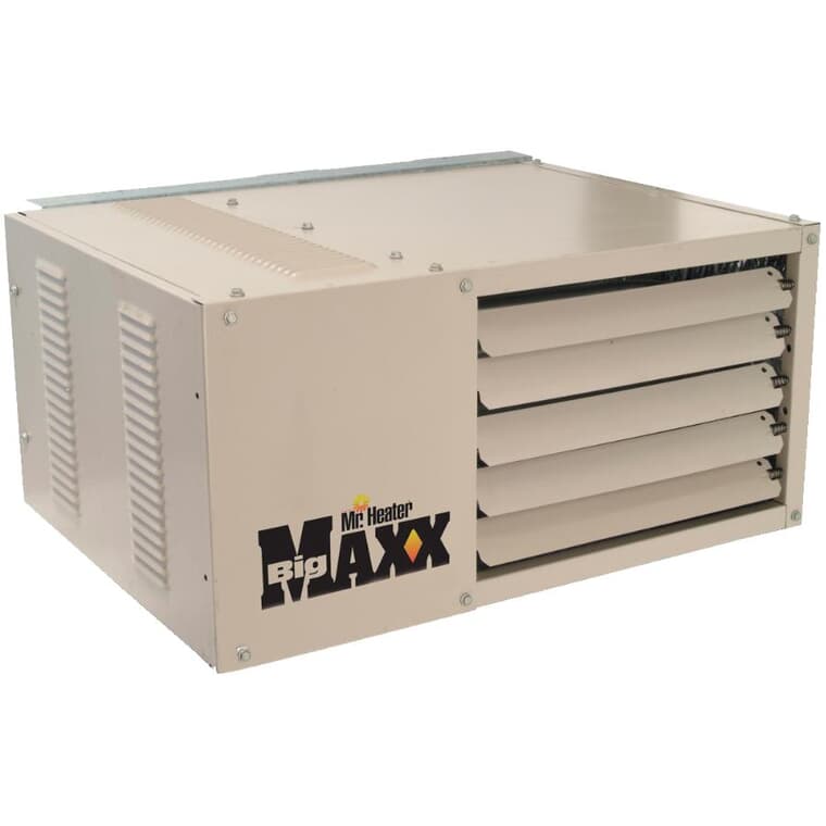 Big Maxx Natural Gas Garage & Workshop Heater - with Propane Conversion Kit, 50,000 BTU