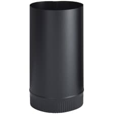 Imperial 5" X 24" Black Stove Pipe - 4 Pack - 24 Gauge Single Wall - BM0110