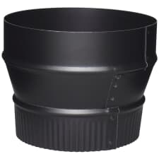 5 Diameter x 24L 24 Gauge Black Stove Pipe
