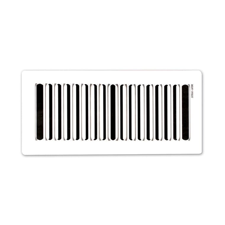 2 Pack 4" x 10" White Magnetic Register Covers
