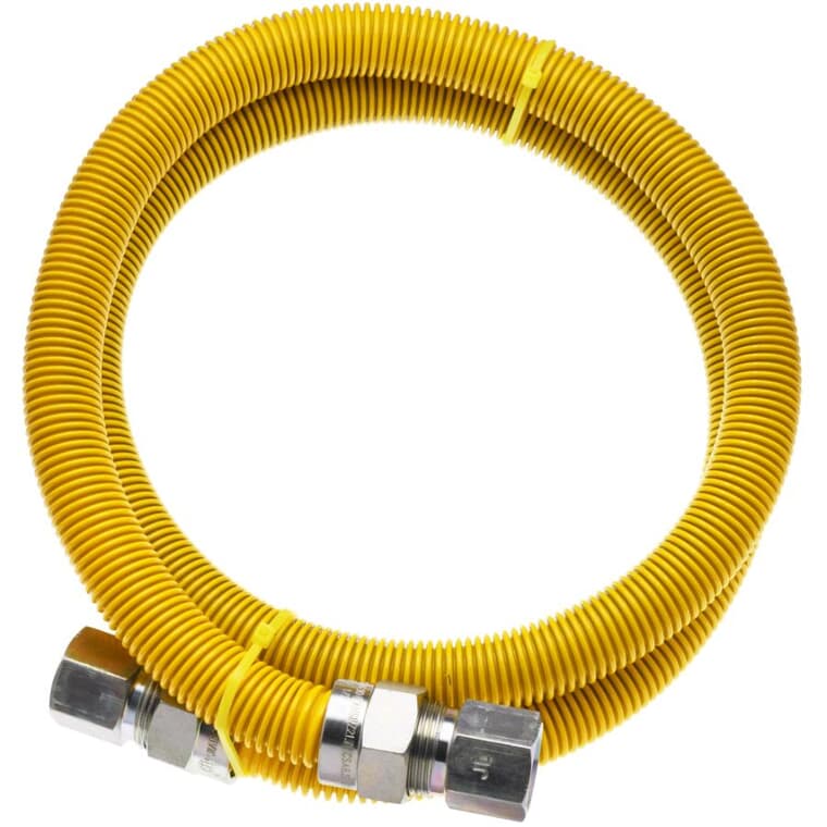 48" 1/2" Stainless Steel Female Imperial Pipe Gas Hose Connector