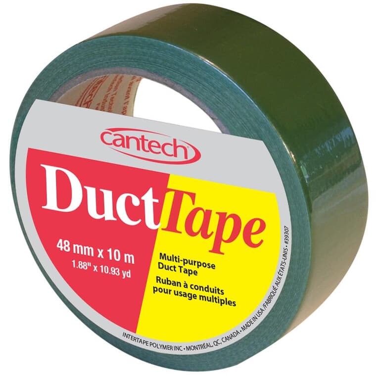 Cloth Duct Tape - 48 mm x 10 m, Green
