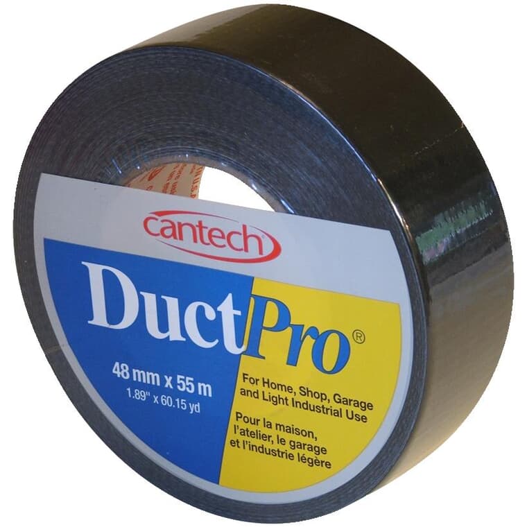 Cloth Duct Tape - 48 mm x 55 m, Black