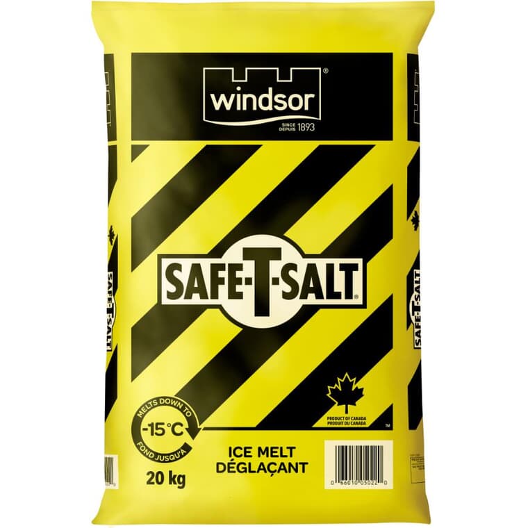 Sel de déglaçage Safe-T-Salt, 20 kg
