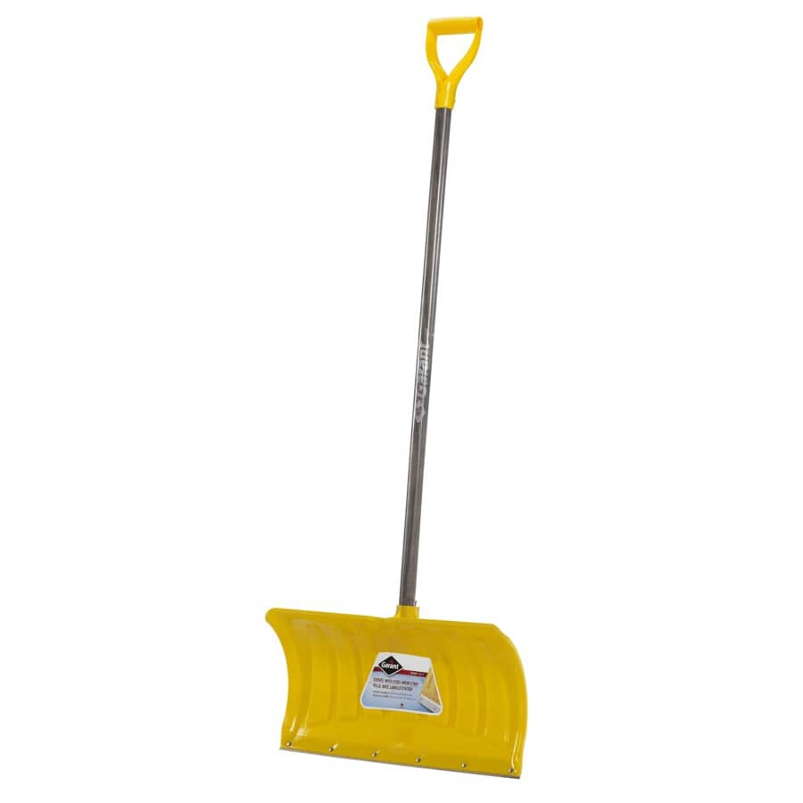 GARANT:Snow Pusher with Poly Blade & Metal Edge - 21"