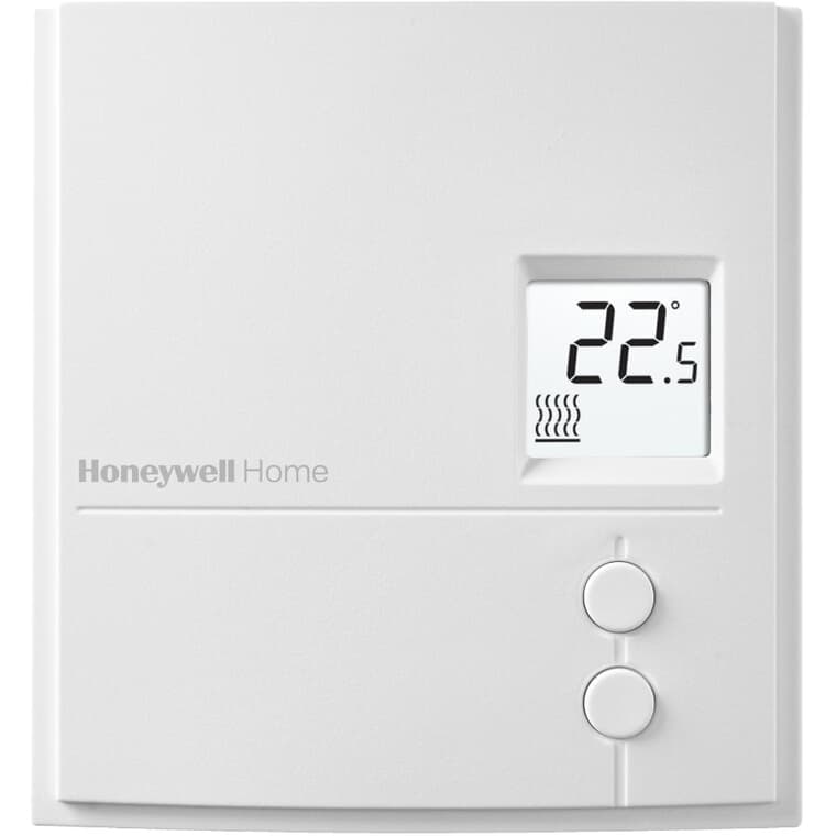 Digital Non-Programmable Baseboard Thermostats - 3 Pack