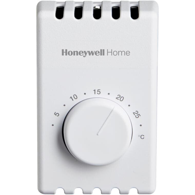 Thermostat manuel blanc de 5 000 W