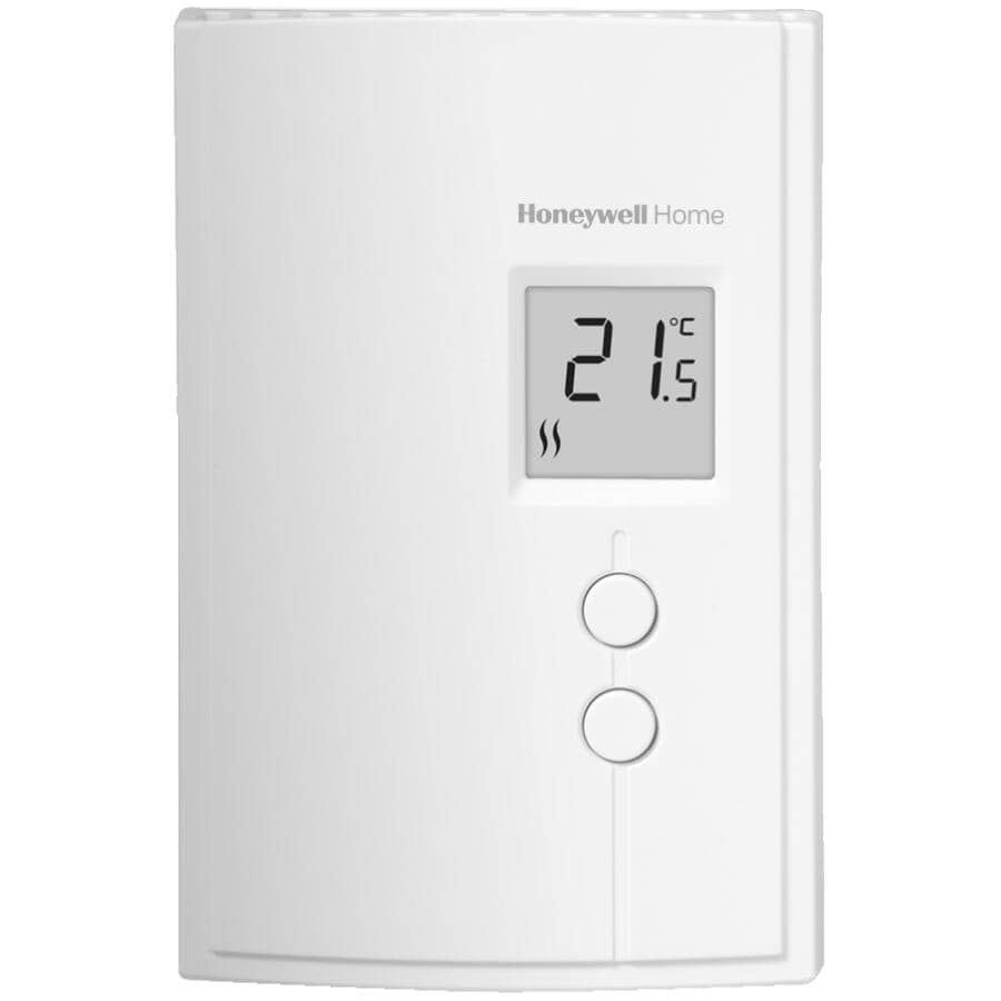 Honeywell Digital Manual Line Voltage, Honeywell 2 Wire Non Programmable Thermostat Wiring Diagram