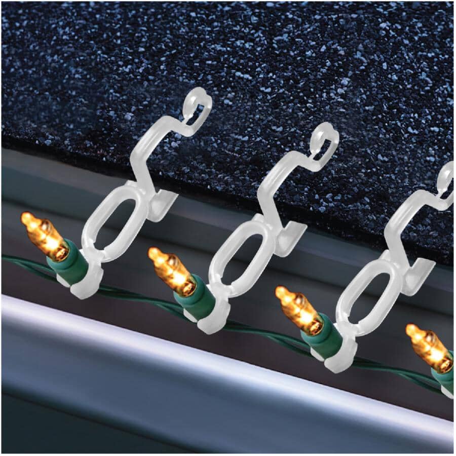 Gutter Screen Light Clips LITES UP All Purpose Gutter/Shingle Light Clips | Home Hardware