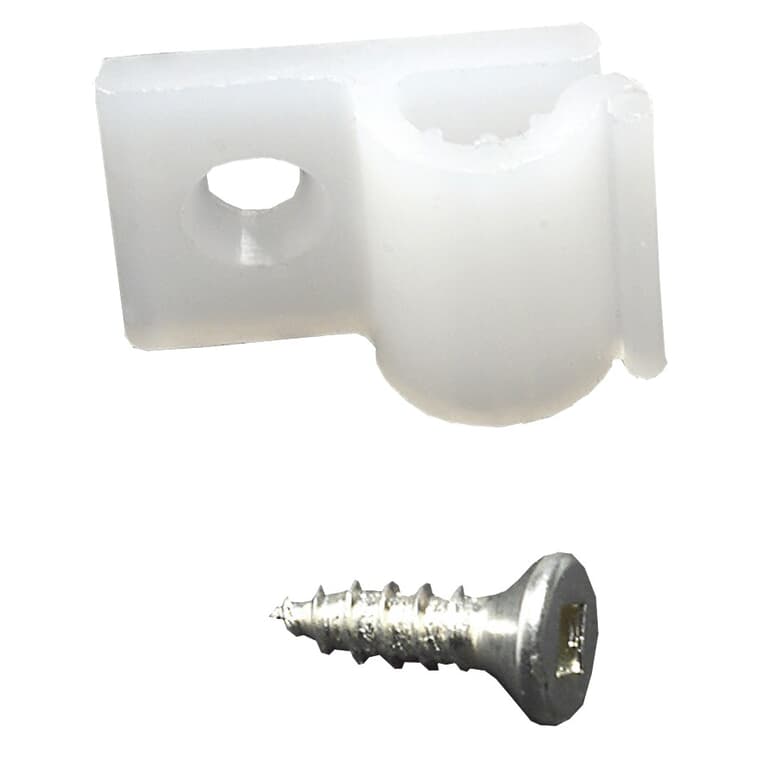 Light Screw Clips - Clear, 25 Pack
