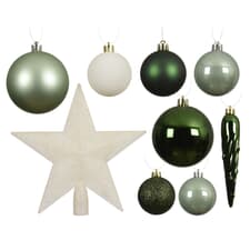 INSTYLE HOLIDAY Shatterproof Baubles with Tree Topper | Home Hardware